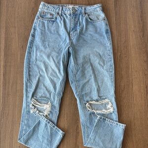 Topshop Light Blue Denim Jeans